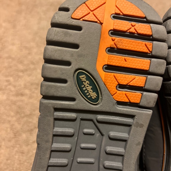 - Dr. Scholls Lace Up Alpine Winter Boots, color: Gray & Orange, Womens 7 … - Picture 9 of 14